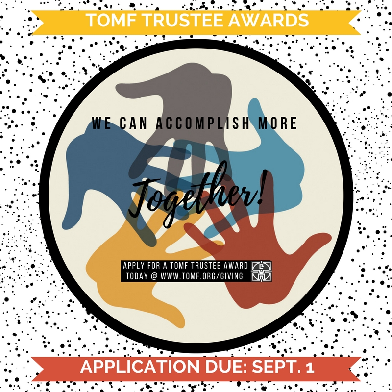 Trustee Award Deadline September 1st