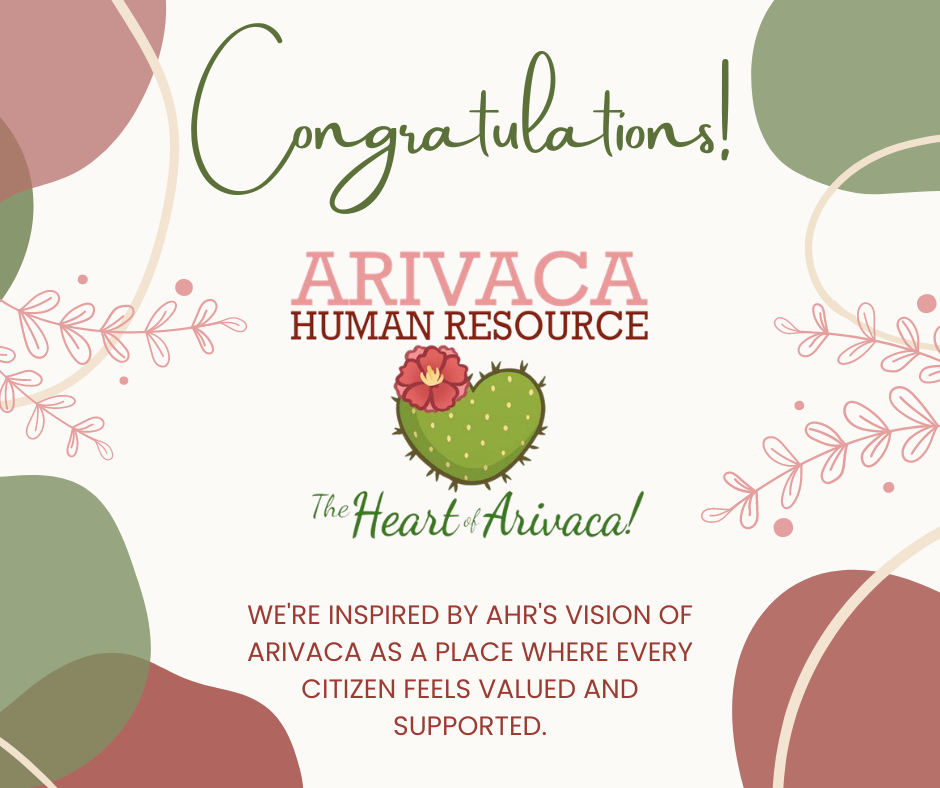 Congratulations Arivaca Human Resource
